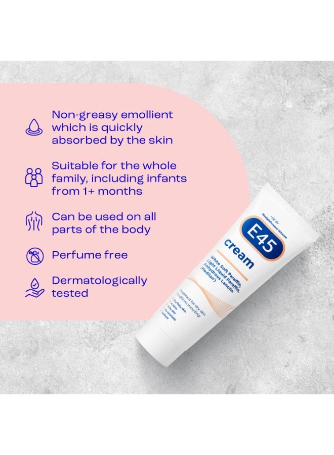 اي45 كريم E45 للأمراض الجلدية 50 غرام - علاج مرطب للبشرة الجافة مثل الأكزيما والتهاب الجلد والسماك وبعض حالات الصدفية الجافة. - Image 5